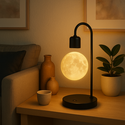 Lunarshine™ - Zwevende Maanlamp & Draadloze Oplader